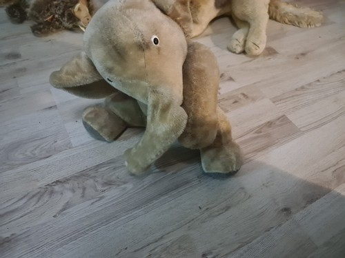 Steiff elefant mohair grau - mohair,