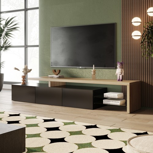 Schrank mit led - tv,