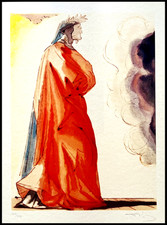 Salvador dali lithographie coa - salvador,