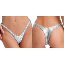 DE Damen Glitzer Strass