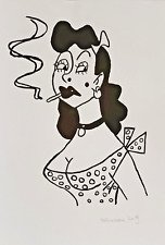 Unikat Comic Gemälde Nick