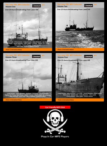 Piratenradio laser 558 bände - 558,