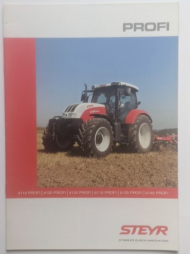 Steyr profi traktoren prospekt - steyr,