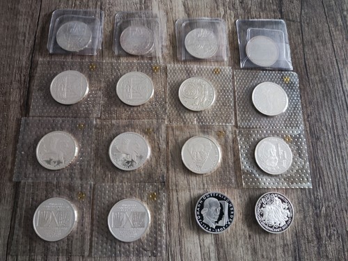 16x silbermünzen - 16x,