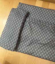 2x BASIC Seersucker DUVET COVER SET Grau 135 x 200 Bettwäsche Set Neuwertig