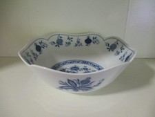 Tirschenreuth Zwiebelmuster Echt Cobalt Unterglasur Schale Schüssel 21cm x 21cm