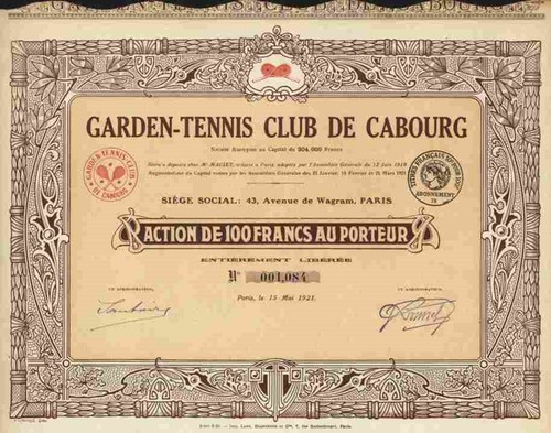 Garden tennis club cabourg - tennis,