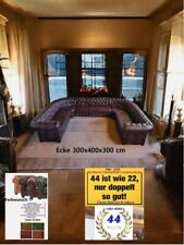 Chesterfield Eck sofa Wohnlandschaft U Form 9 Personen Ecke 300x400x300 cm