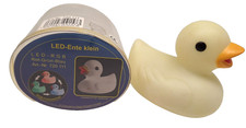 Badeente mit LED-Licht Quietscheente Gummiente LED-RGB Farbwechsel 720111