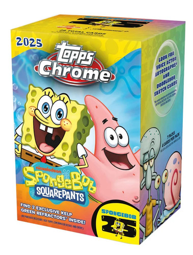 2025 topps chrome - topps, spongebob