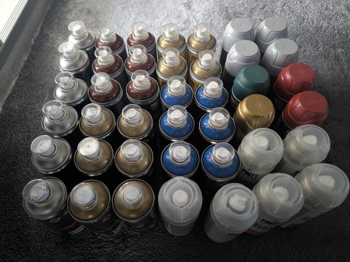Spraydosen verschiedene - 42,