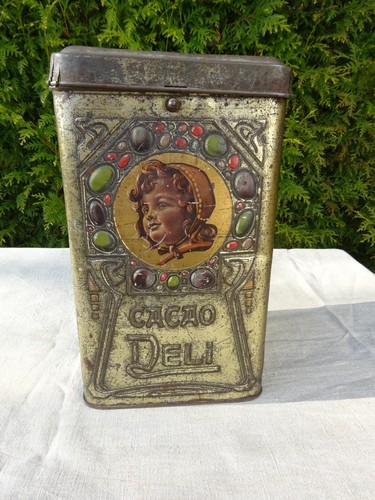 Alte blechdose cacao deli - blechdose,
