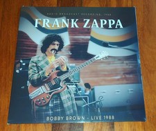 FRANK ZAPPA BOBBY BROWN RADIO BROADCAST RECORDING LIVE 1988 LP VINYL RARE SEALED