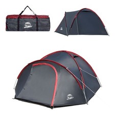 Campingzelt 3-4 Personen doppelwandig wasserdicht verdunkelt 3000mm Wassersäule