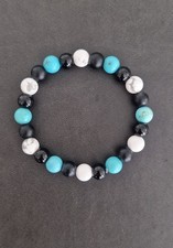 Naturstein Perlen Armband