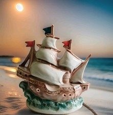 Porzellan Segelschiff