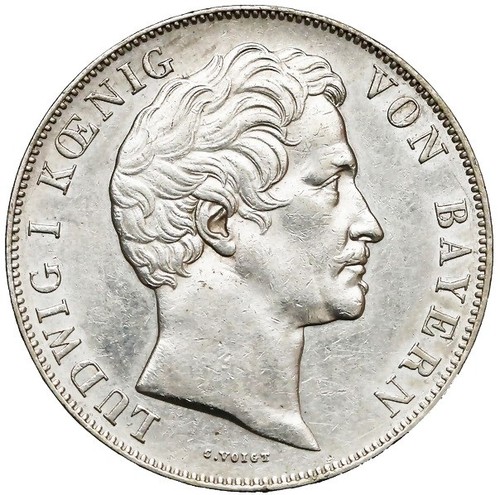 Bayern doppelgulden 1845 - bayern,