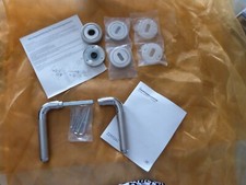 TÜRDRÜCKER Qualitäts-Türbeschlag  verchromt und Edelstahl