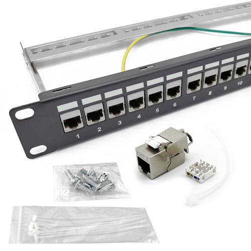 Patchpanel cat8 1 - 24, cat8.1