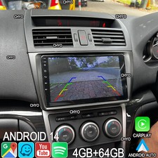 4+64G Android14 Autoradio GPS FM Navi CarPlay Für Mazda 6 GH GG 2007-2012 + Kam