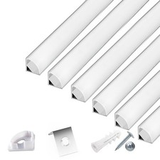 10m LED Profil Aluprofil Alu Schiene Leiste Profile für LED-Streifen Eloxiert DE
