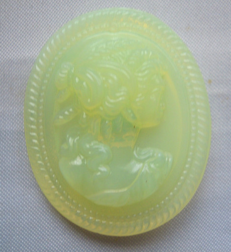 Grosser uranglas knopf - ,