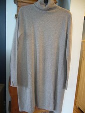 *Esprit* weiches Kleid mit Kaschmir, Gr. L,  AA. 53cm,  L. 94cm, Beige/ Natur