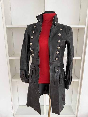 Damen ledermantel uniform - damen,
