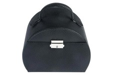 Esmara Schmuckkoffer Lederoptik Abschließbar mit Spiegel Schublade Rot Schwarz