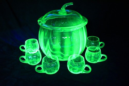 Art deco bowle - +, gläser