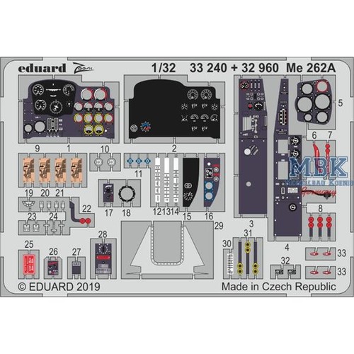 Eduard ed33240 messerschmitt - eduard,