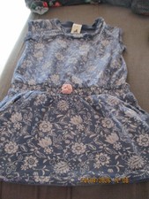 Leansblaues Mädchenkleid Gr