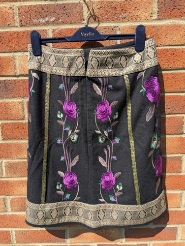 Monsoon schwarz bestickt boho - monsoon,