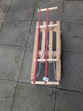 Alpengaudi Holzklapprodel Schlitten