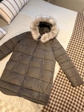 DKNY Faux-fur-trim Hooded