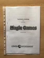 Magic Games I Wandgerät Gerätebeschreibung/Betriebsanleitung