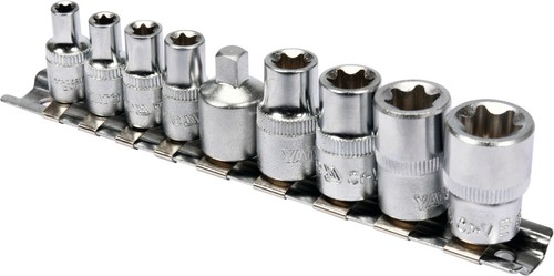 Torx steckschlüsselsatz - torx, 9