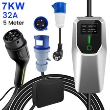 1 Phase Typ2 EV CEE Ladekabel 5M Elektroauto PHEV Ladegerät Wallbox 7KW 32A 5M 