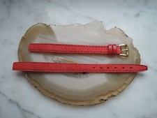 Leder uhrenarmband rot - uhrenarmband,