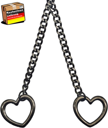 Herz kette damen lariat - damen,