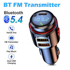 BLUETOOTH AUTO FM TRANSMITTER RADIO MUSIK ADAPTER PD QC3.0 ZIGARETTENANZÜNDER