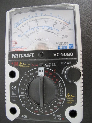 Analoges voltcraft multimeter - analoges,