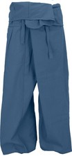 Extra lange Thai Fischerhose aus Baumwolle, Wickelhose, XXXL Fisherman pants Yo