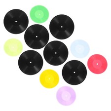  12 Pcs Leere Schallplatten Für Die Heimdekoration Miniatur Miniaturspielzeug