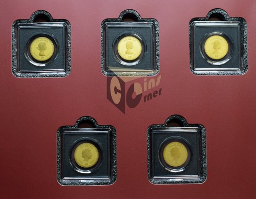 Queen elizabeth set - set, gold