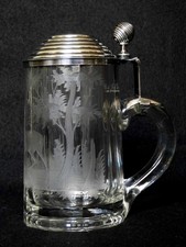 GLASKRUG + SILBERMONTIERUNG +