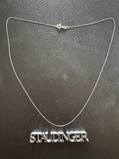 18k Goldkette Halskette Weißgold 45 cm 1,24 g 750er