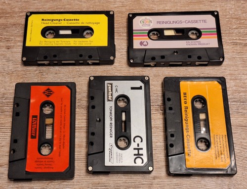 Tonkopf reinigungscassette - 5x, tonkopf-reinigungscassette