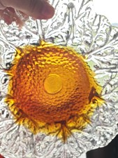 HUMPPILA FINNLAND/ GLAS KUNST /SCHALE " KASVIMAALLA" PERTTI SANTALAHTI 1600 g 