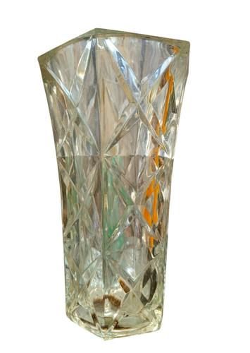 Vintage kristallglas vase - vintage,